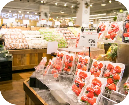 スーパーマーケットの画像