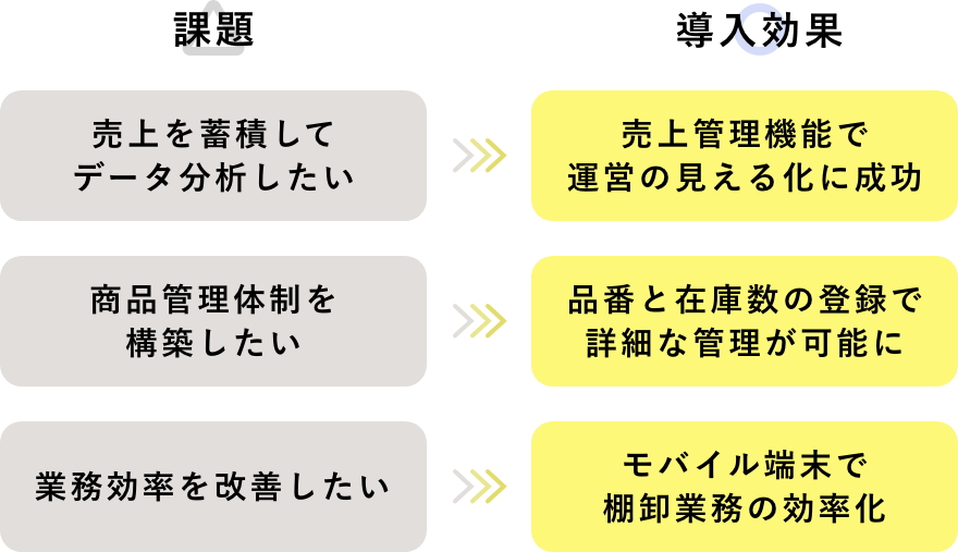 課題と導入効果
