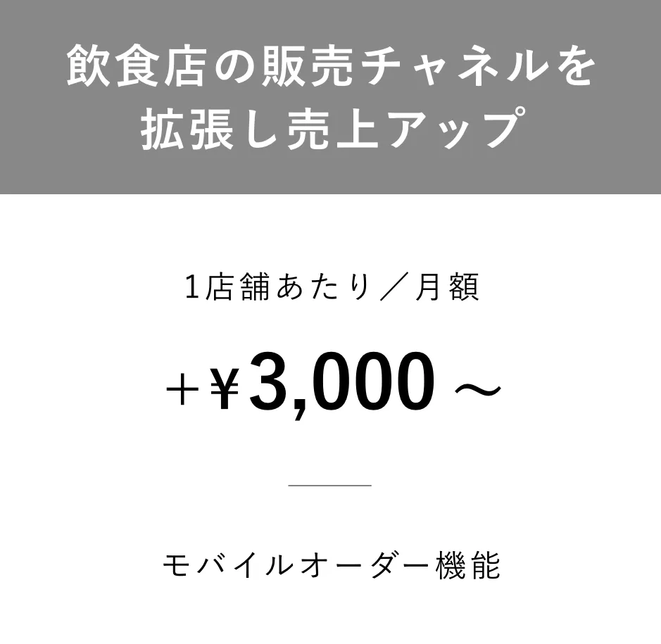 飲食店の販売チャネルを拡張し売上アップ