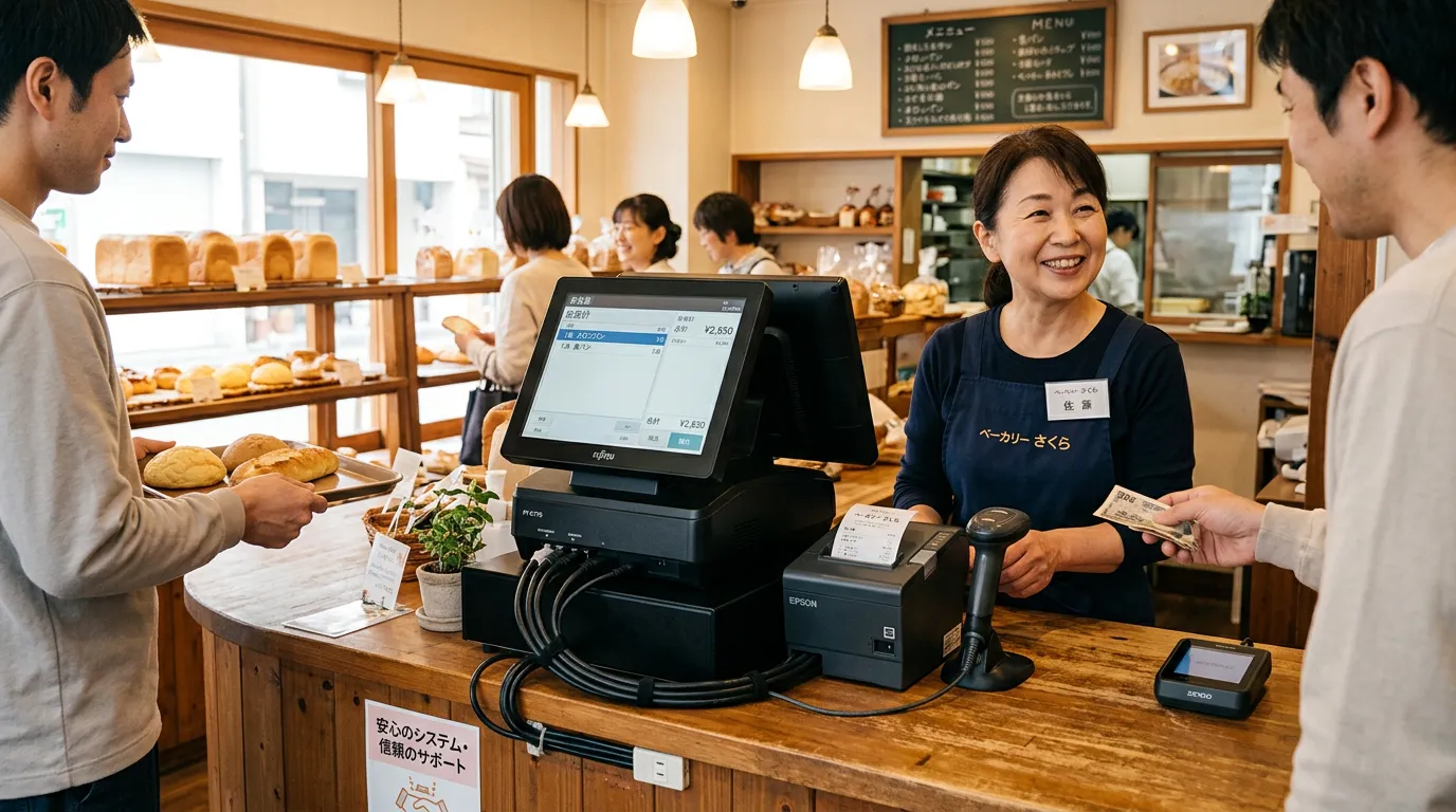 安定性を最優先するなら有線接続POSレジ「CASHIER」