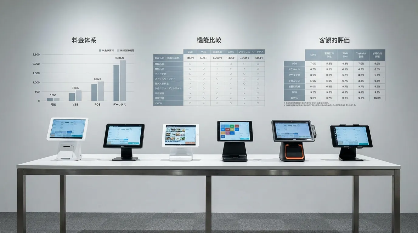 3. 【機能・費用比較】居酒屋におすすめのPOSレジ6選