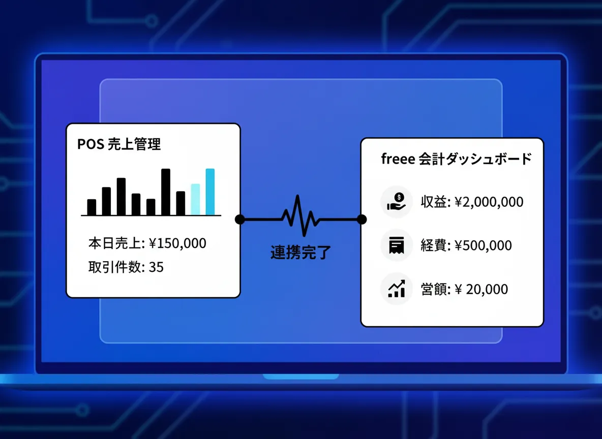 【CASHIER】なら会計ソフトfreeeとの連携でさらに効率的に