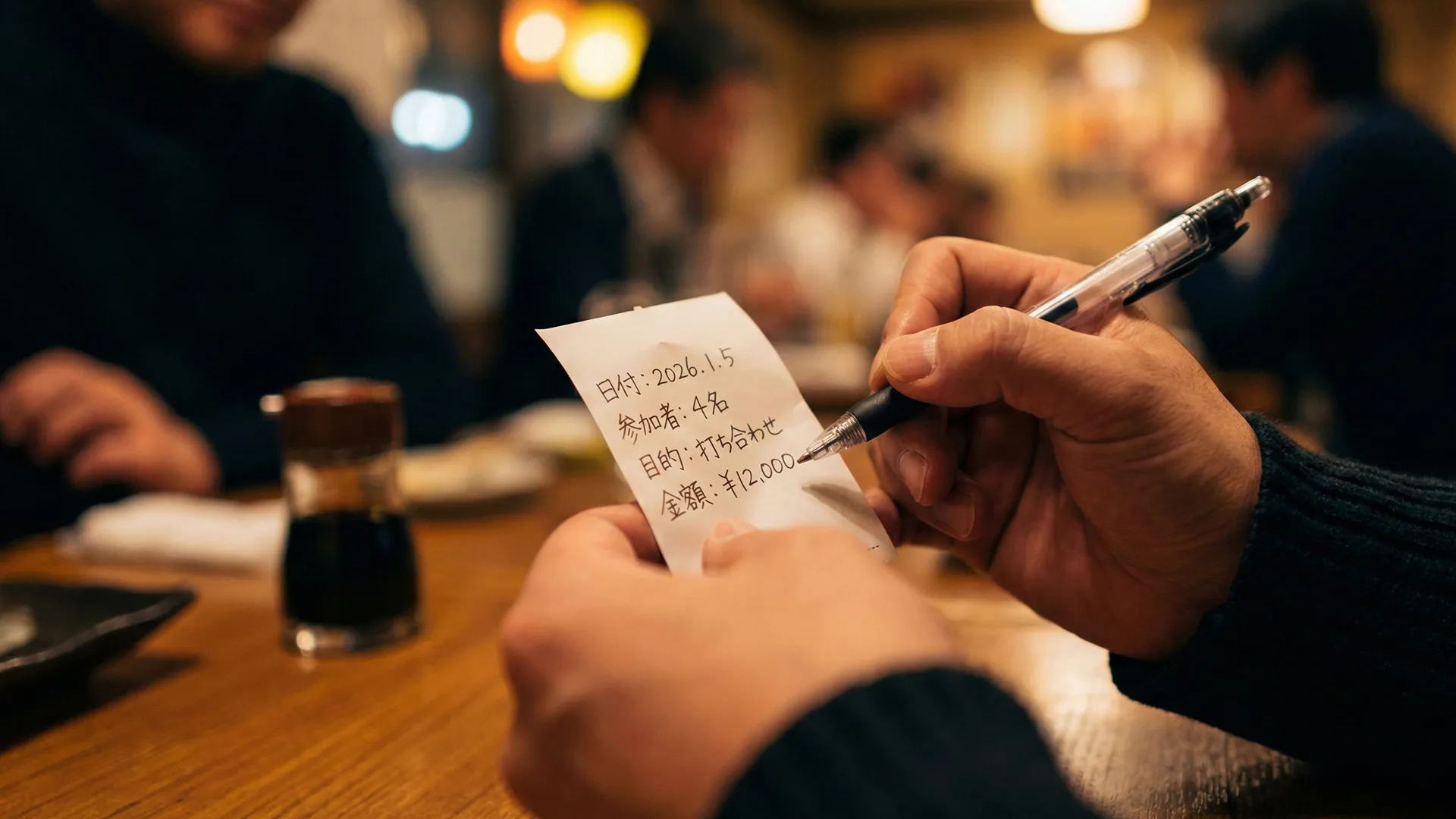 【法人】1人1万円以下の飲食費：使える条件と「残すメモ」