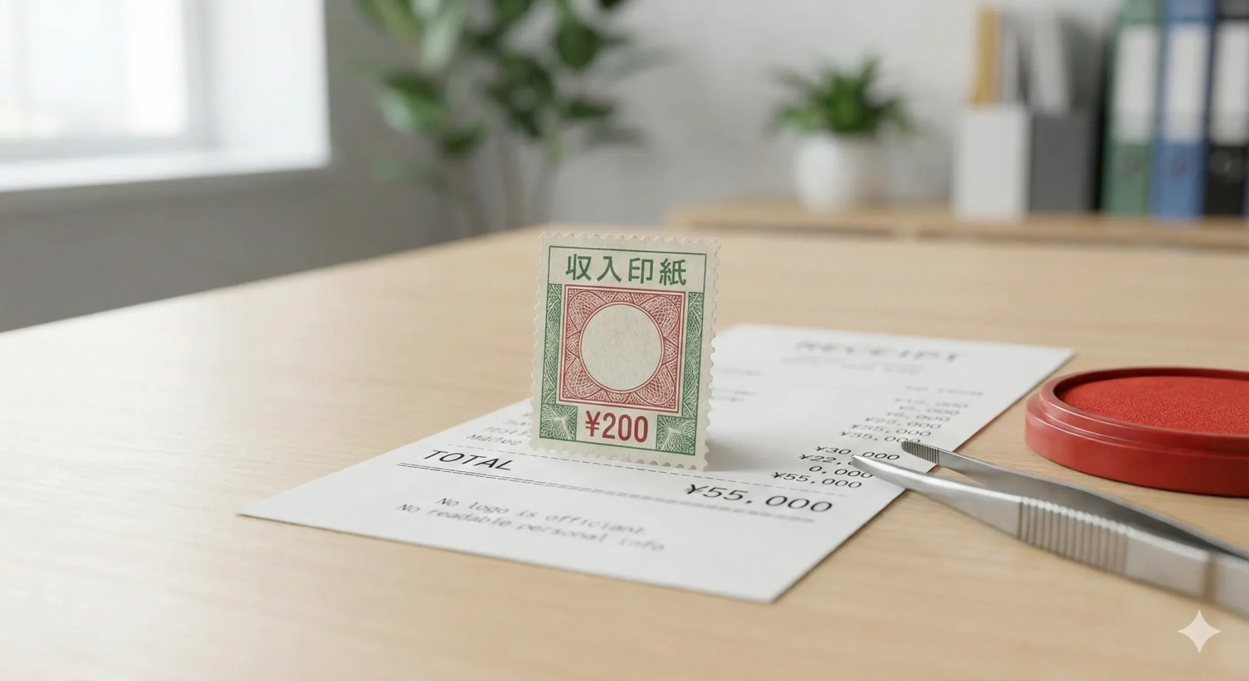 領収書の収入印紙はいつ必要？